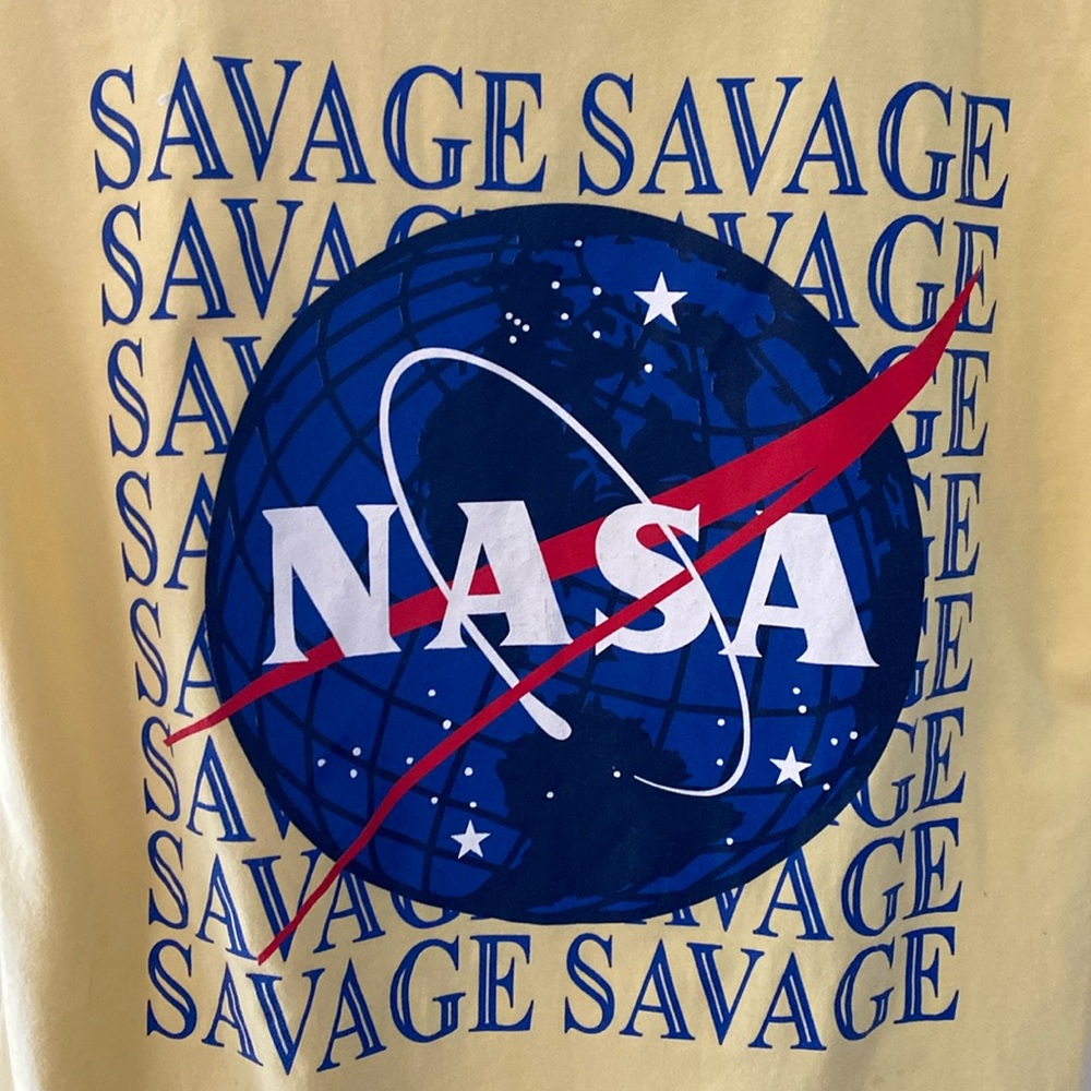 NASA Savage Yellow Tee Shirt